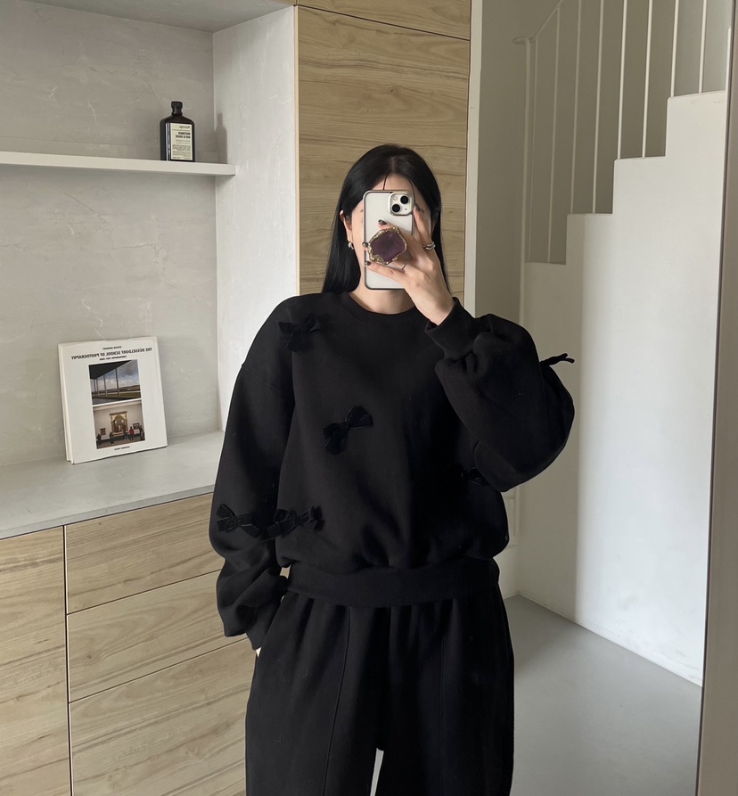 AMUSE SEOUL東大門㊣代購女士新品人氣時尚25秋冬衛衣加絨AMUSE SEOUL衛衣