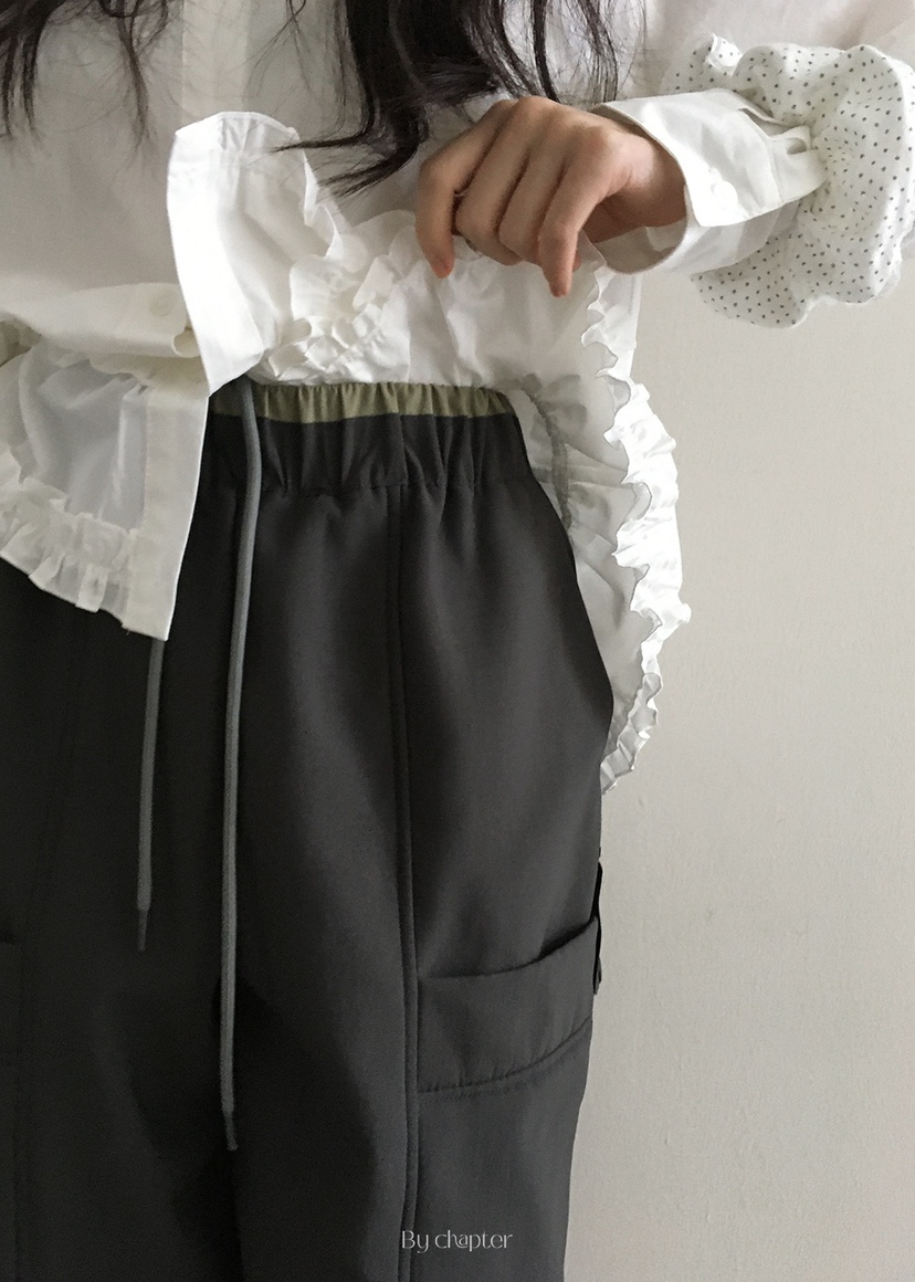 BY CHAPTER東大門㊣實拍女裝新品休閑25秋冬熱賣人氣休閑褲BY Chapter休閑褲