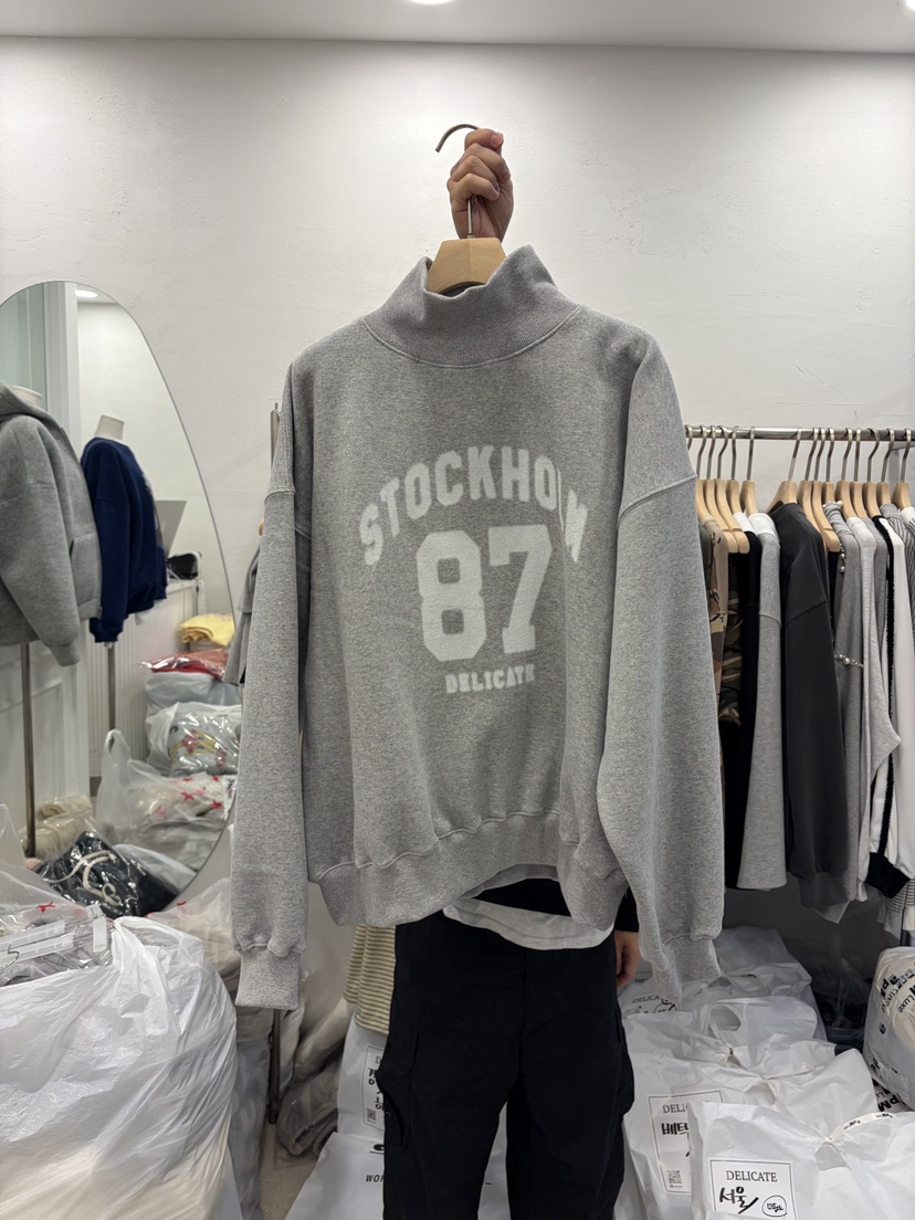 DELICATE韓國代購㊣女裝新品時尚熱賣休閑25秋冬人氣推薦衛衣DELICATE衛衣圖色1