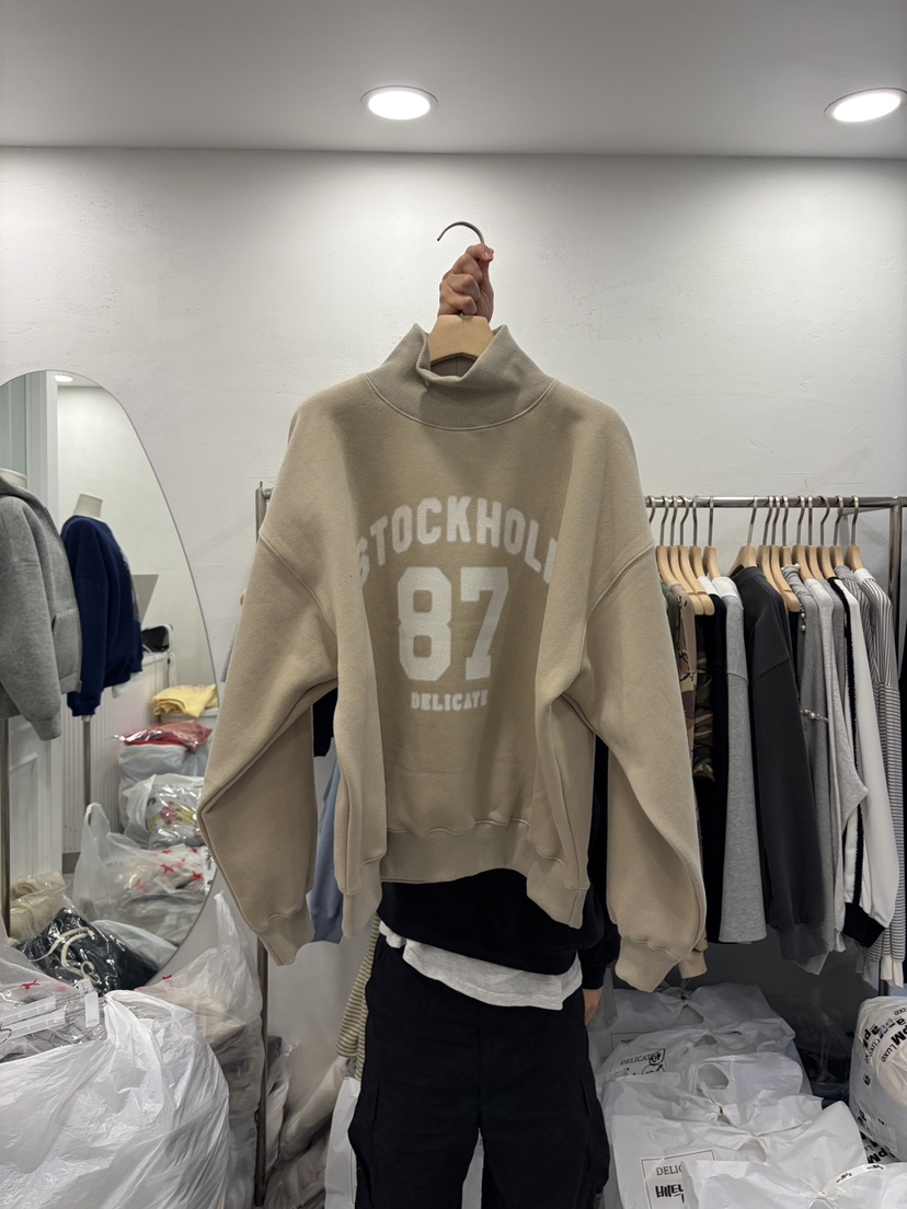 DELICATE韓國代購㊣女裝新品時尚熱賣休閑25秋冬人氣推薦衛衣DELICATE衛衣圖色3