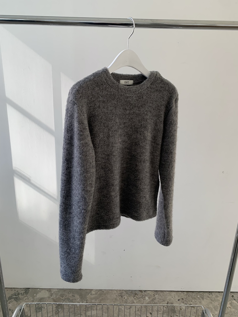 EST韓國代購㊣女裝新款25秋冬休閑推薦熱賣人氣職業時尚針織衫EST_針織衫圖色3