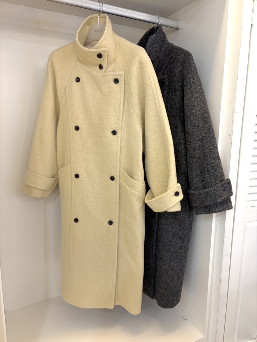 NORMAL東大門㊣直郵女裝新款休閑人氣推薦熱賣25秋冬中長款大衣NORMAL中長款大衣