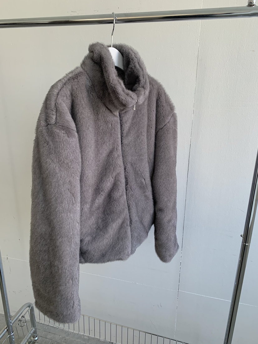 EST韓國直郵㊣女士新品時尚職業推薦25秋冬休閑熱賣夾克毛皮EST_夾克圖色1