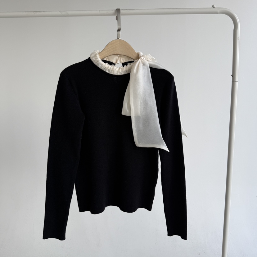 JENNY 1976東大門㊣代購女裝新款推薦時尚休閑人氣職業針織衫JENNY 1976針織衫圖色3黑色