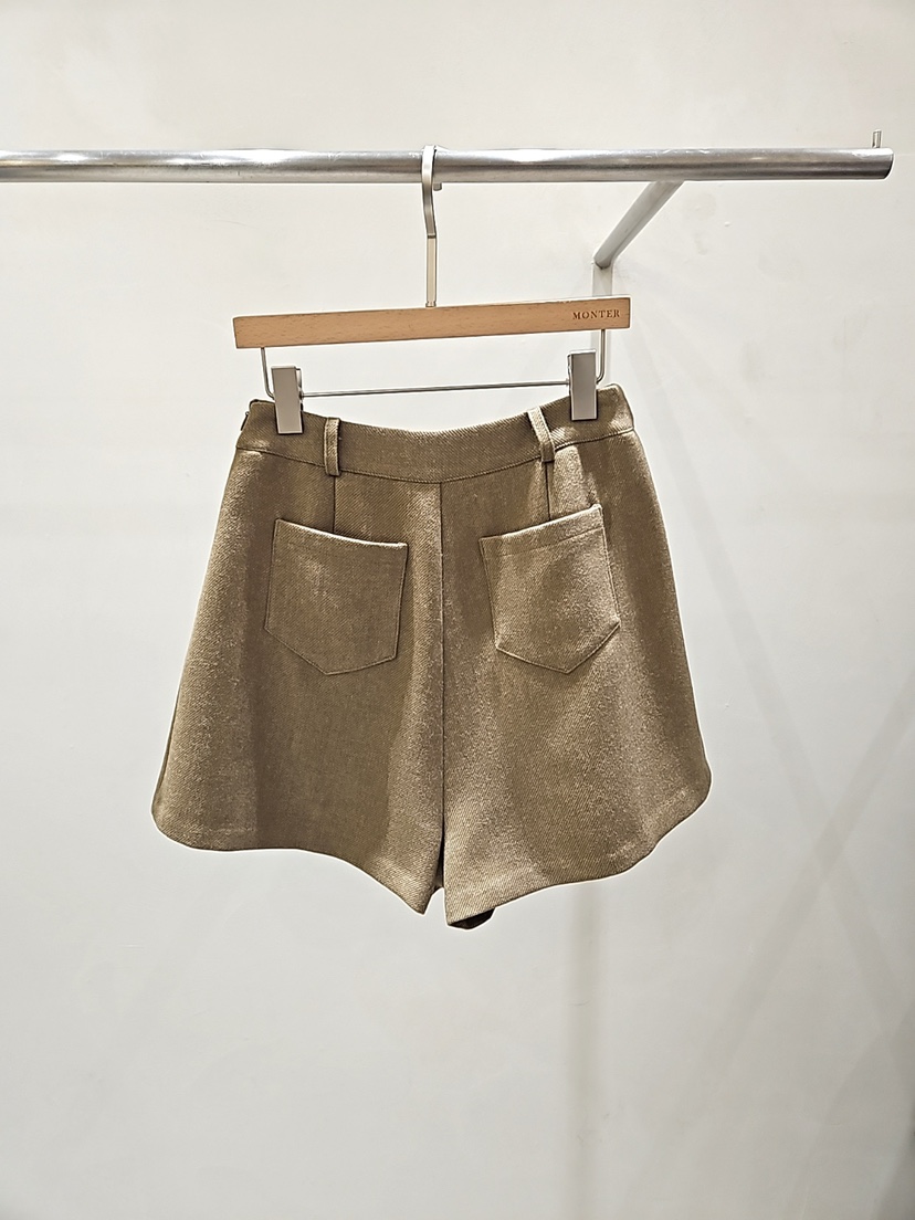 MONTER韓國代購㊣女裝新款熱賣休閑25秋冬推薦人氣職業短褲MONTER短褲