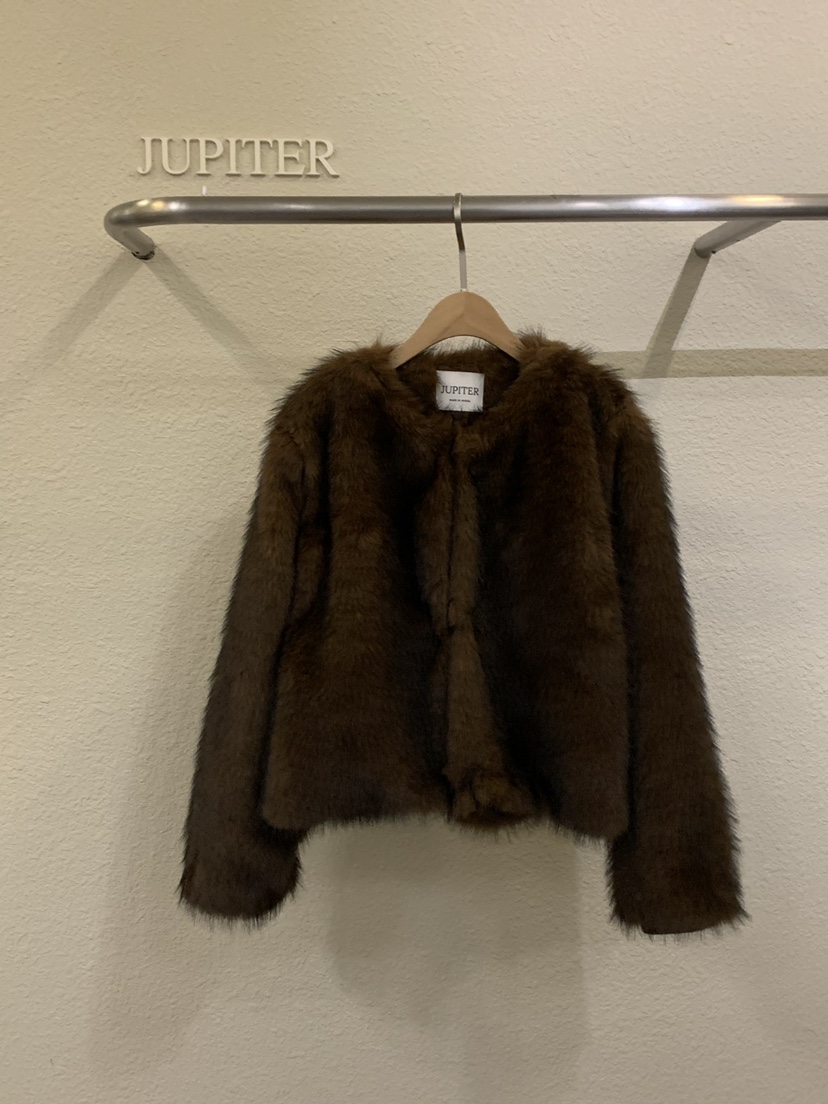 JUPITER韓國代購㊣女裝新款休閑推薦人氣時尚熱賣職業短款大衣JUPITER短款大衣圖色1