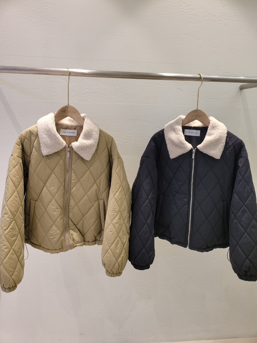 THE OTHER韓國代購㊣女士新品職業推薦休閑25秋冬短款棉服THE OTHER短款棉服