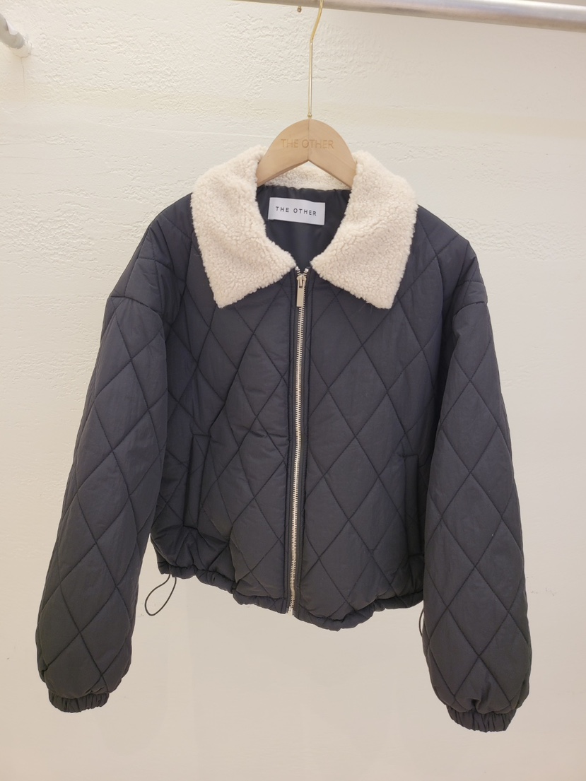 THE OTHER韓國代購㊣女士新品職業推薦休閑25秋冬短款棉服THE OTHER短款棉服圖色2