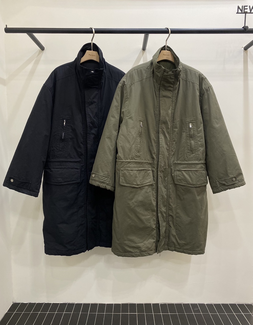 PERSON東大門㊣代購女裝新品時尚休閑熱賣25秋冬長款風衣絎縫PERSON長款風衣