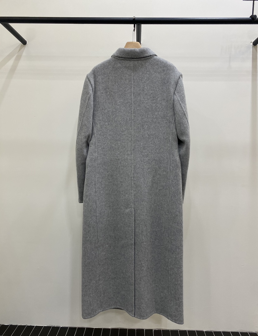 PERSON東大門㊣代購女士新品推薦休閑熱賣中長款大衣人字紋PERSON中長款大衣