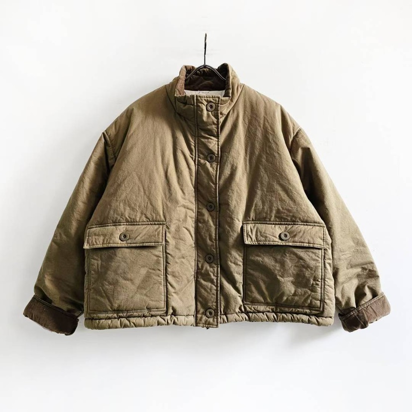 PUCO韓國直郵㊣女士新款職業25秋冬休閑熱賣時尚夾克高領夾棉PUCO夾克圖色1