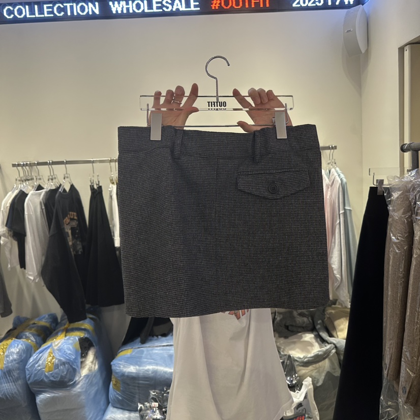 OUTFIT東大門㊣直郵女裝新品休閑熱賣時尚職業人氣推薦短裙OUTFIT短裙