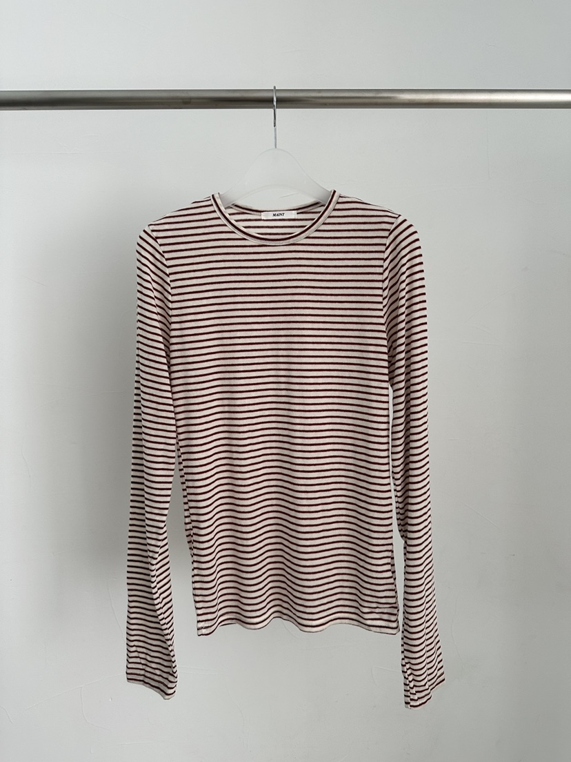 MAINT東大門㊣直郵女裝新品熱賣休閑人氣時尚職業推薦長袖T恤MAINT長袖T恤圖色1