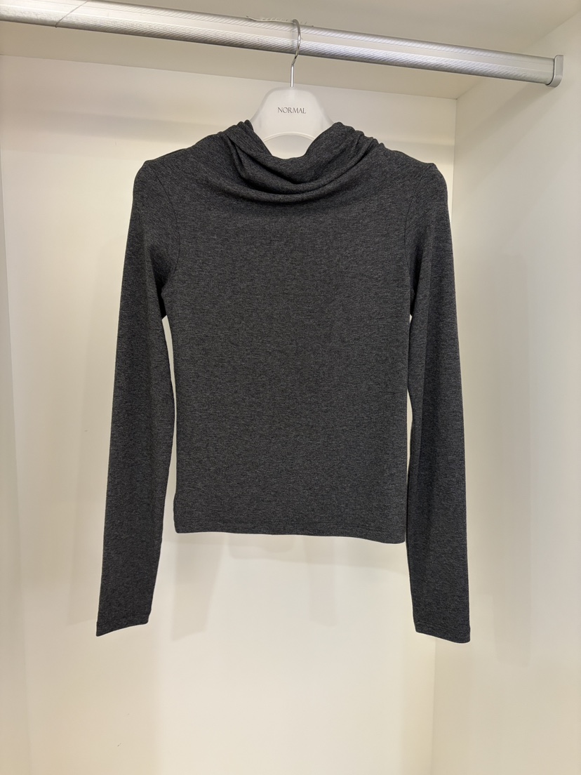 NORMAL韓國代購㊣女裝新品休閑職業時尚推薦25秋冬熱賣長袖T恤NORMAL長袖T恤圖色1