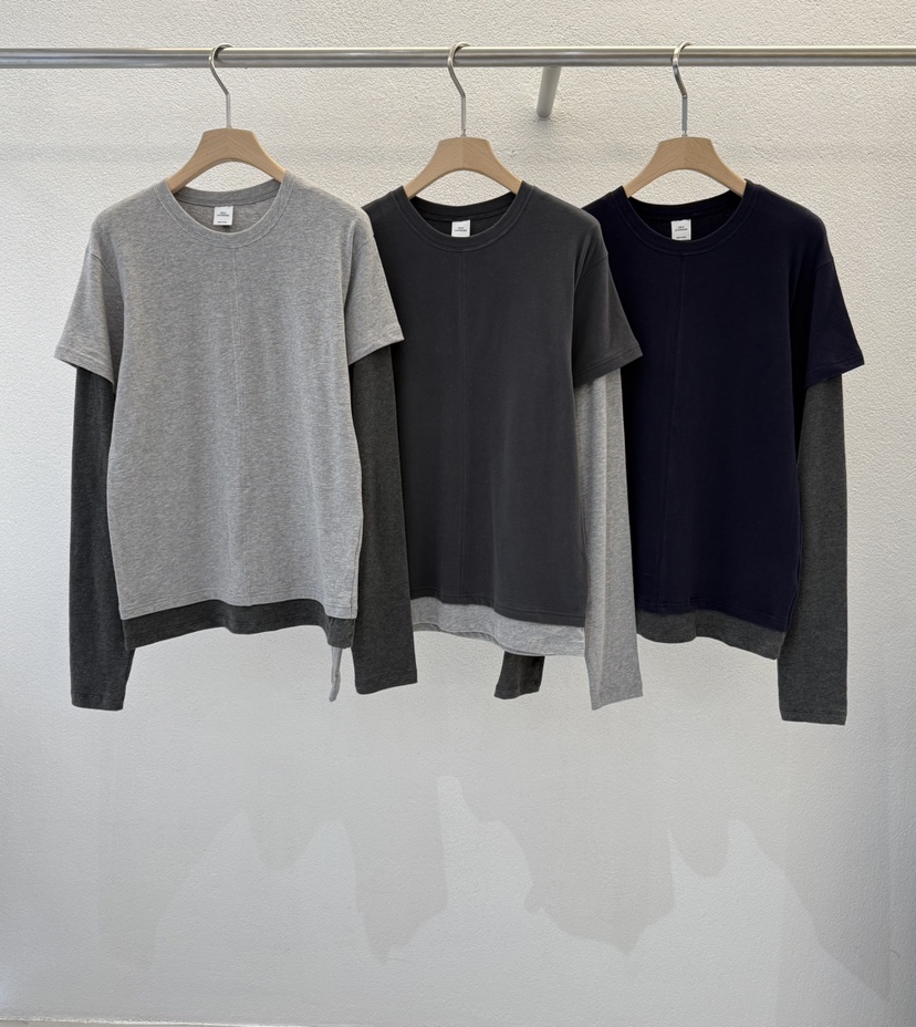 ABLERING東大門㊣代購女士新品推薦人氣熱賣時尚長袖T恤假兩件ABLE STANDARD/ABLERING長袖T恤