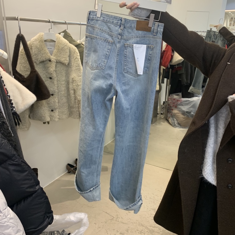 BETTER東大門㊣直郵女士新款職業休閑熱賣時尚牛仔褲不加絨BETTER牛仔褲