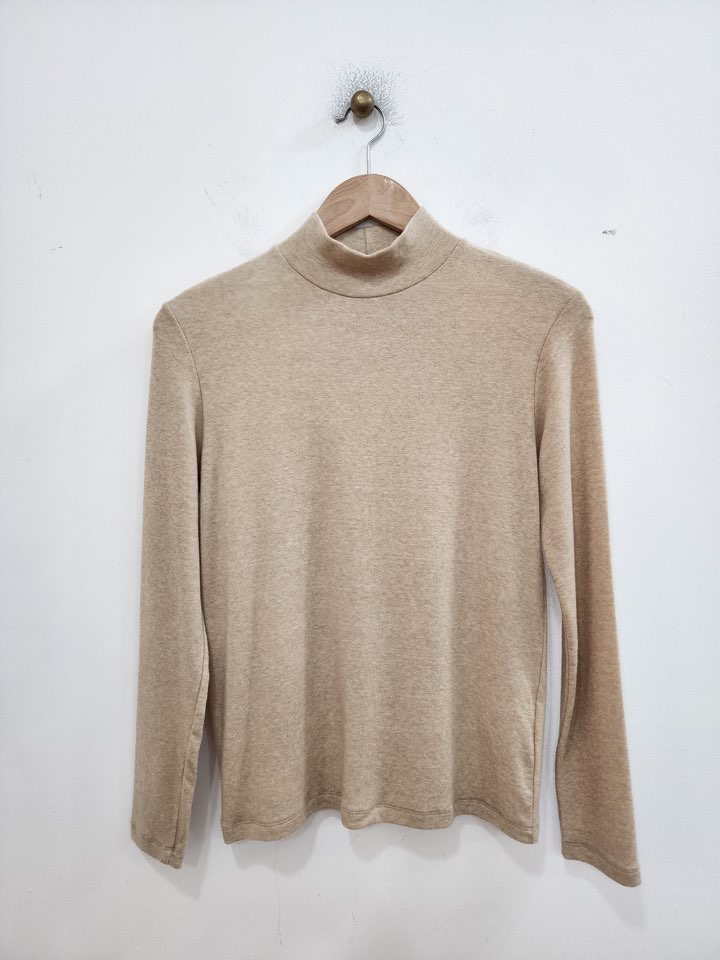 LE MIU東大門㊣代購女士新款職業推薦時尚長袖T恤羊毛高領LE_MIU長袖T恤圖色2