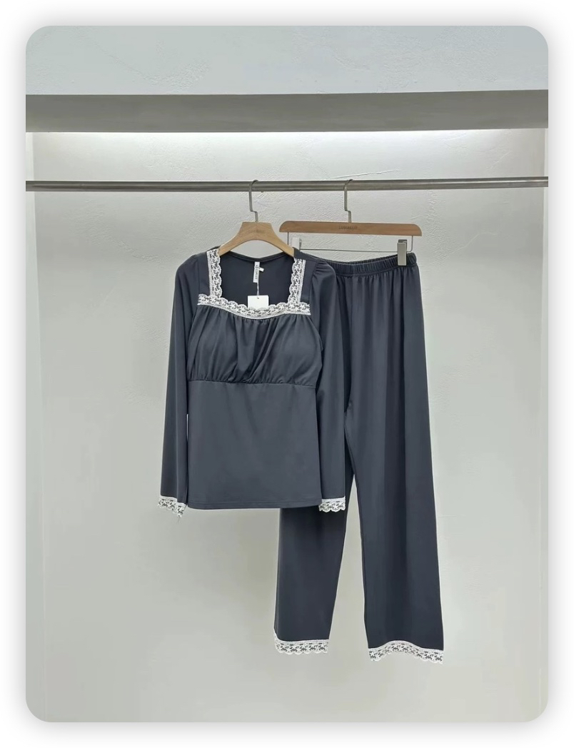 LUNALUZ-L韓國直郵㊣女裝新款休閑熱賣25秋冬人氣時尚睡衣LUNALUZ睡衣圖色2