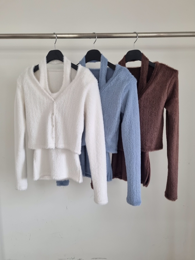 VERANDA東大門㊣代購女士新品真品推薦熱賣25秋冬套裝安哥拉VERANDA套裝