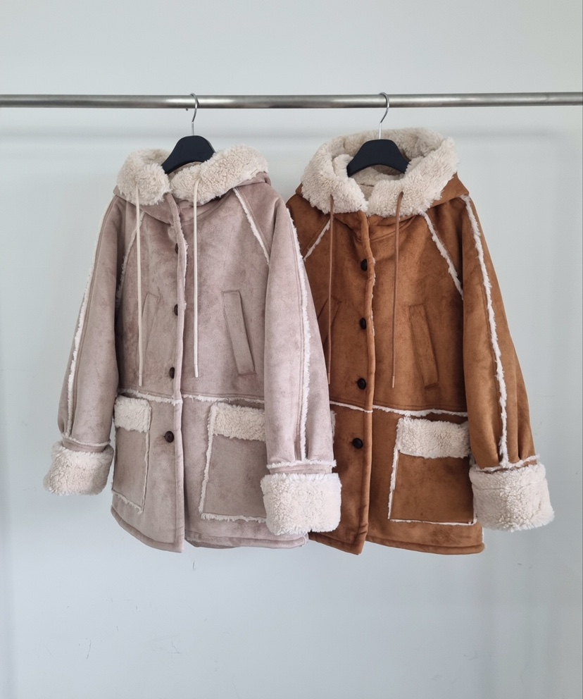 VERANDA東大門㊣實拍女士新款人氣熱賣休閑25秋冬時尚短款大衣VERANDA短款大衣