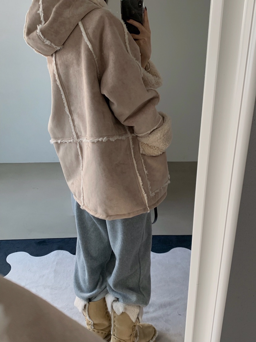 VERANDA東大門㊣實拍女士新款人氣熱賣休閑25秋冬時尚短款大衣VERANDA短款大衣