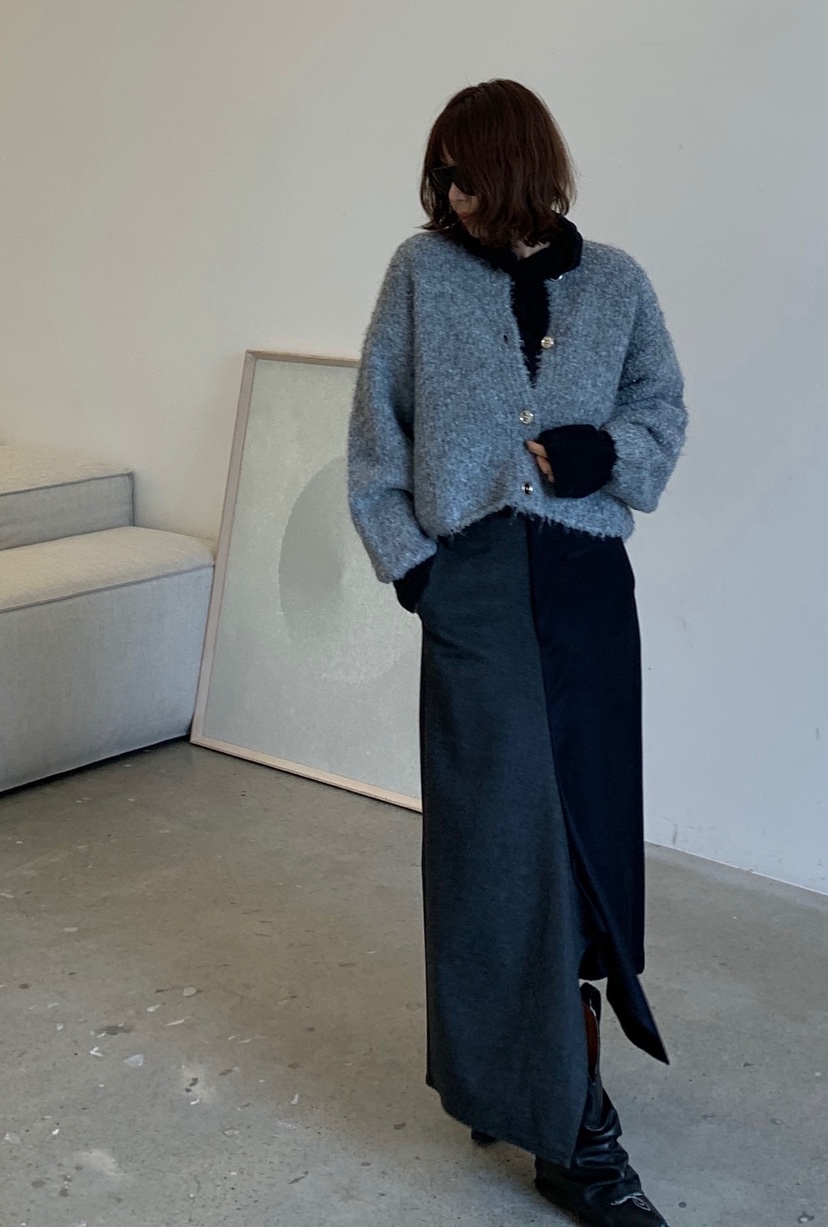 PARIS MATCH東大門㊣代購女裝新款25秋冬真品職業時尚長裙PARIS MATCH長裙