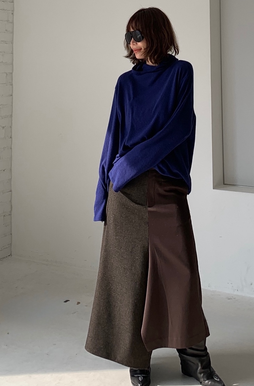 PARIS MATCH東大門㊣代購女裝新款25秋冬真品職業時尚長裙PARIS MATCH長裙圖色2