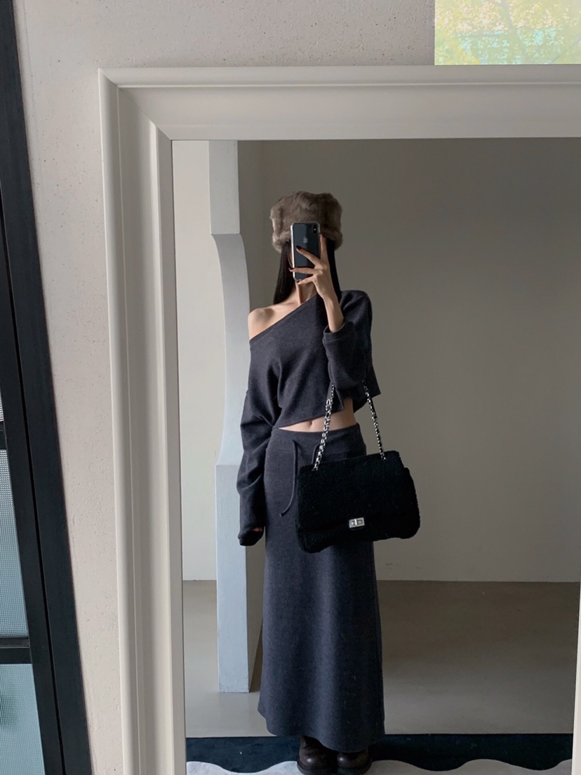 VERANDA東大門㊣代購女裝新款時尚人氣熱賣25秋冬真品職業長裙VERANDA長裙