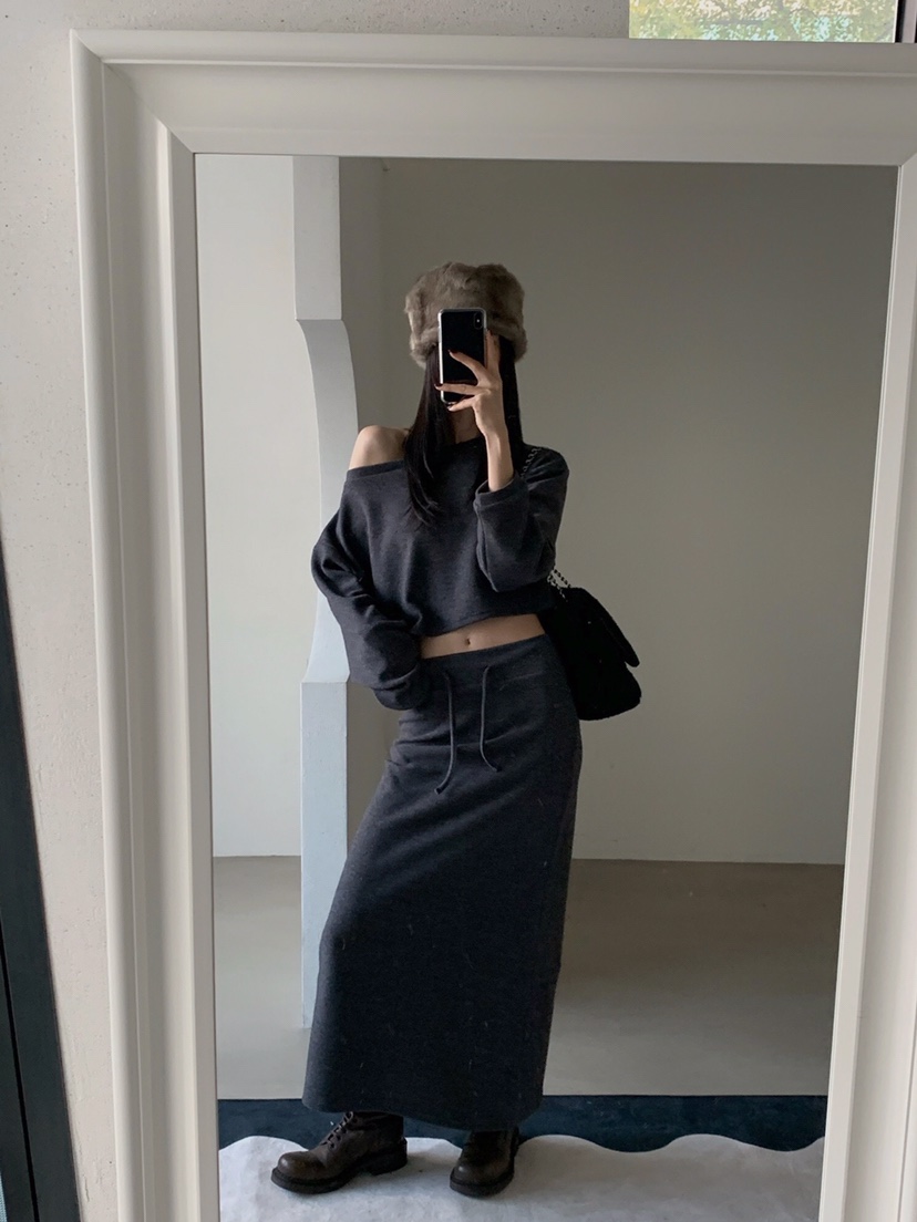 VERANDA東大門㊣代購女裝新款時尚人氣熱賣25秋冬真品職業長裙VERANDA長裙