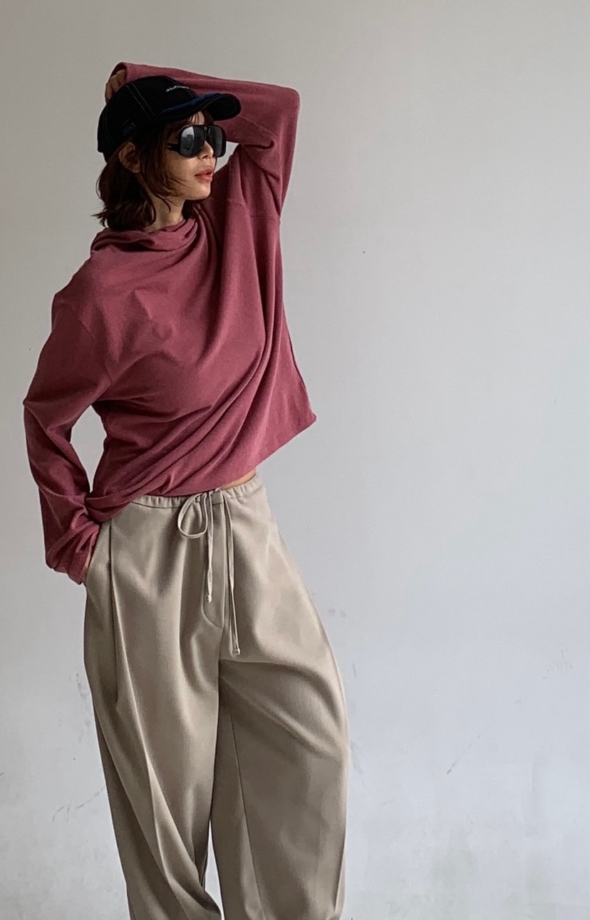 PARIS MATCH東大門㊣代購女裝新款職業真品休閑褲羊毛口袋PARIS MATCH休閑褲