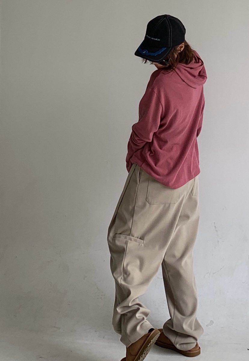 PARIS MATCH東大門㊣代購女裝新款職業真品休閑褲羊毛口袋PARIS MATCH休閑褲