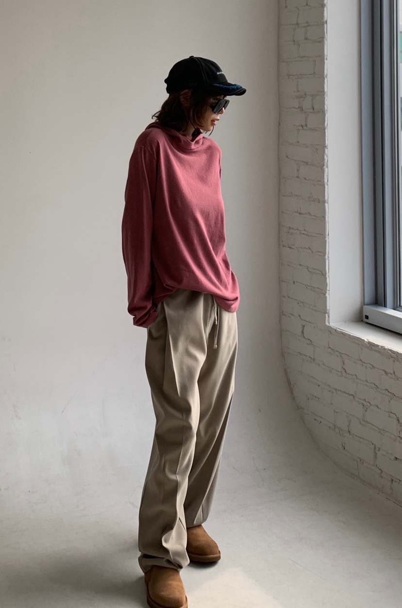 PARIS MATCH東大門㊣代購女裝新款職業真品休閑褲羊毛口袋PARIS MATCH休閑褲