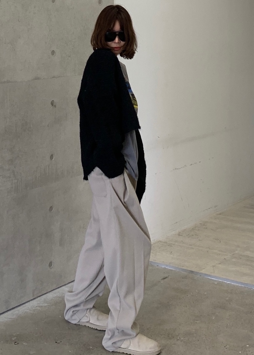 PARIS MATCH東大門㊣代購女裝新款職業真品休閑褲羊毛口袋PARIS MATCH休閑褲