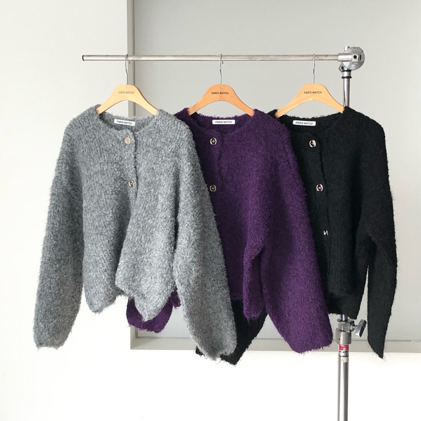 PARIS MATCH東大門㊣直郵女士新款職業休閑真品針織衫燈芯絨PARIS MATCH針織衫