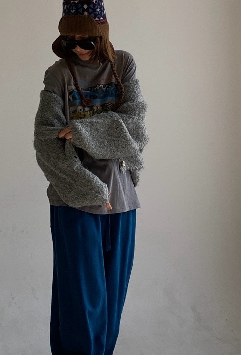 PARIS MATCH東大門㊣直郵女士新款職業休閑真品針織衫燈芯絨PARIS MATCH針織衫