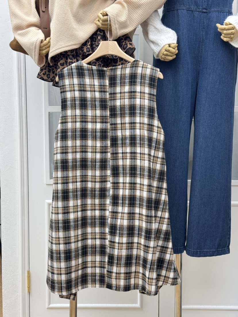 RE:FRESH-L東大門㊣實拍女裝新品熱賣25秋冬休閑真品連衣裙RE:FRESH連衣裙