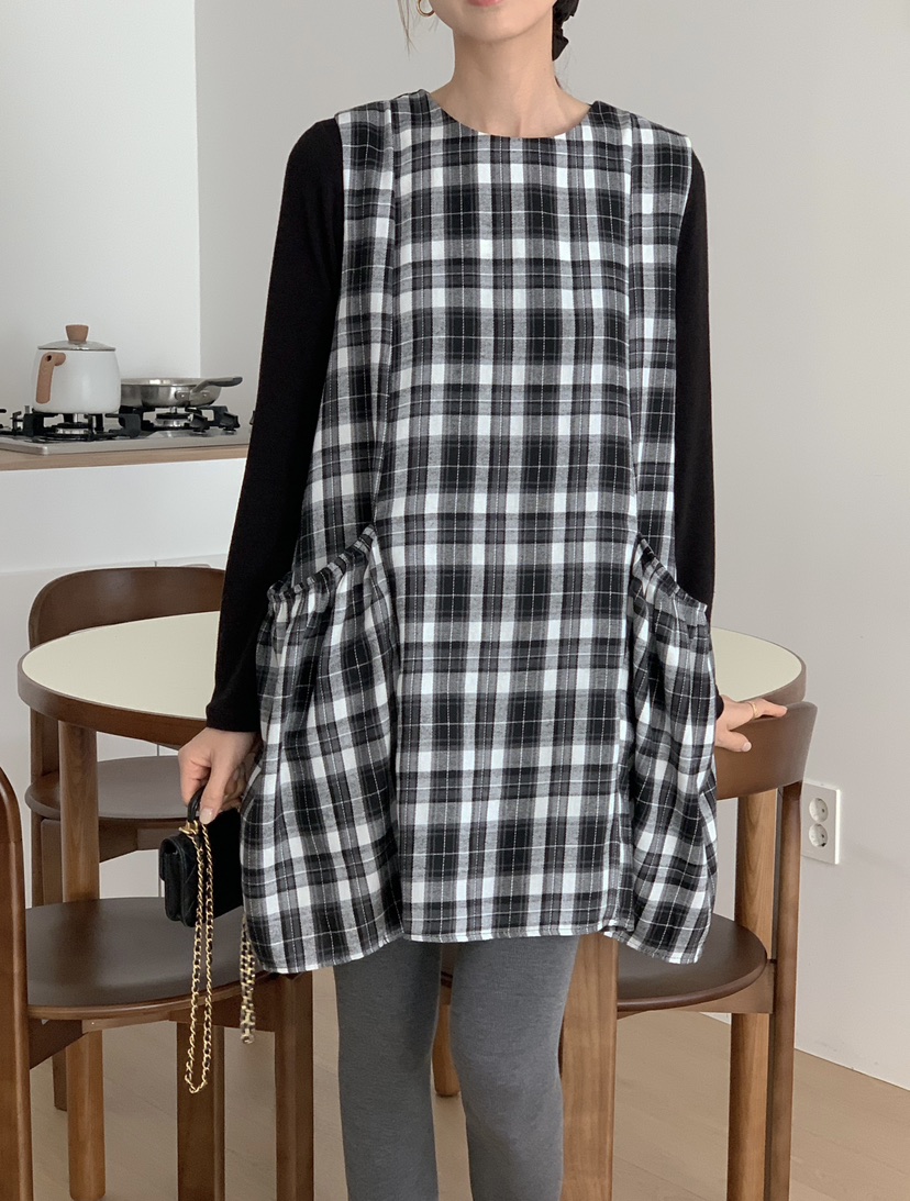 RE:FRESH-L東大門㊣實拍女裝新品熱賣25秋冬休閑真品連衣裙RE:FRESH連衣裙