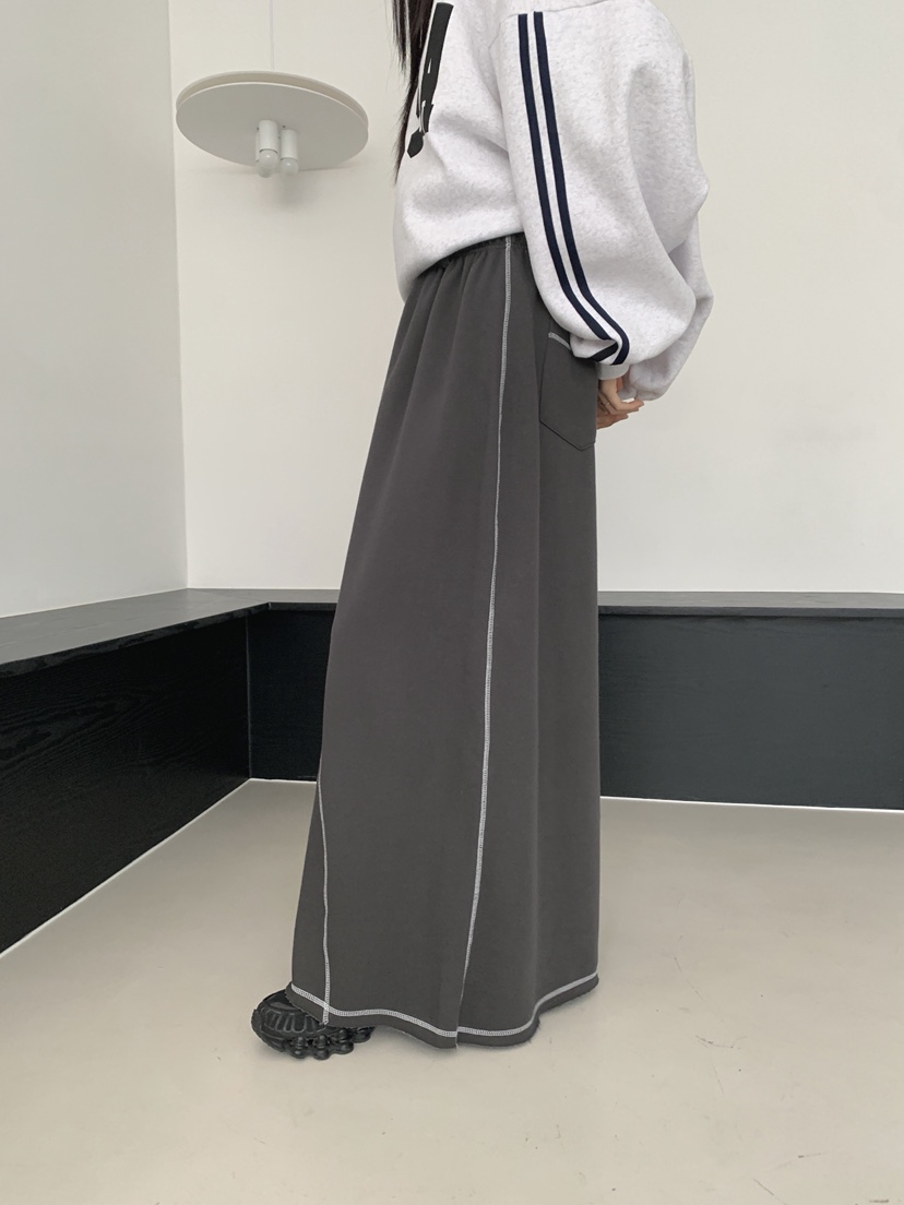 COME OPEN韓國代購㊣女裝新品人氣時尚真品職業25秋冬長裙加絨COMP-(COME OPEN)長裙