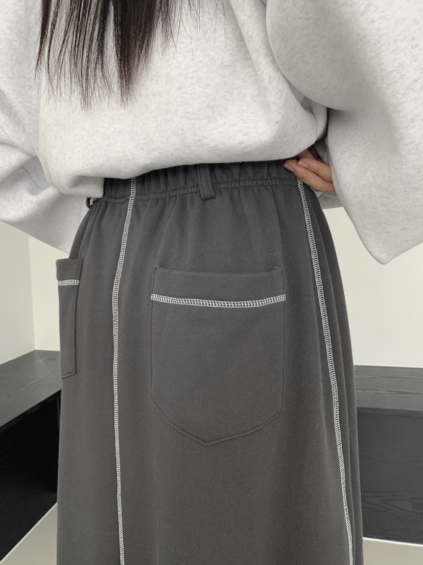 COME OPEN韓國代購㊣女裝新品人氣時尚真品職業25秋冬長裙加絨COMP-(COME OPEN)長裙