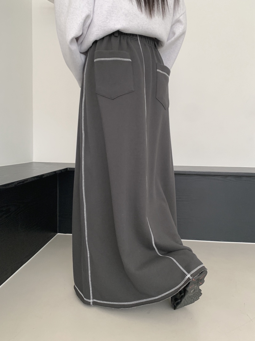 COME OPEN韓國代購㊣女裝新品人氣時尚真品職業25秋冬長裙加絨COMP-(COME OPEN)長裙