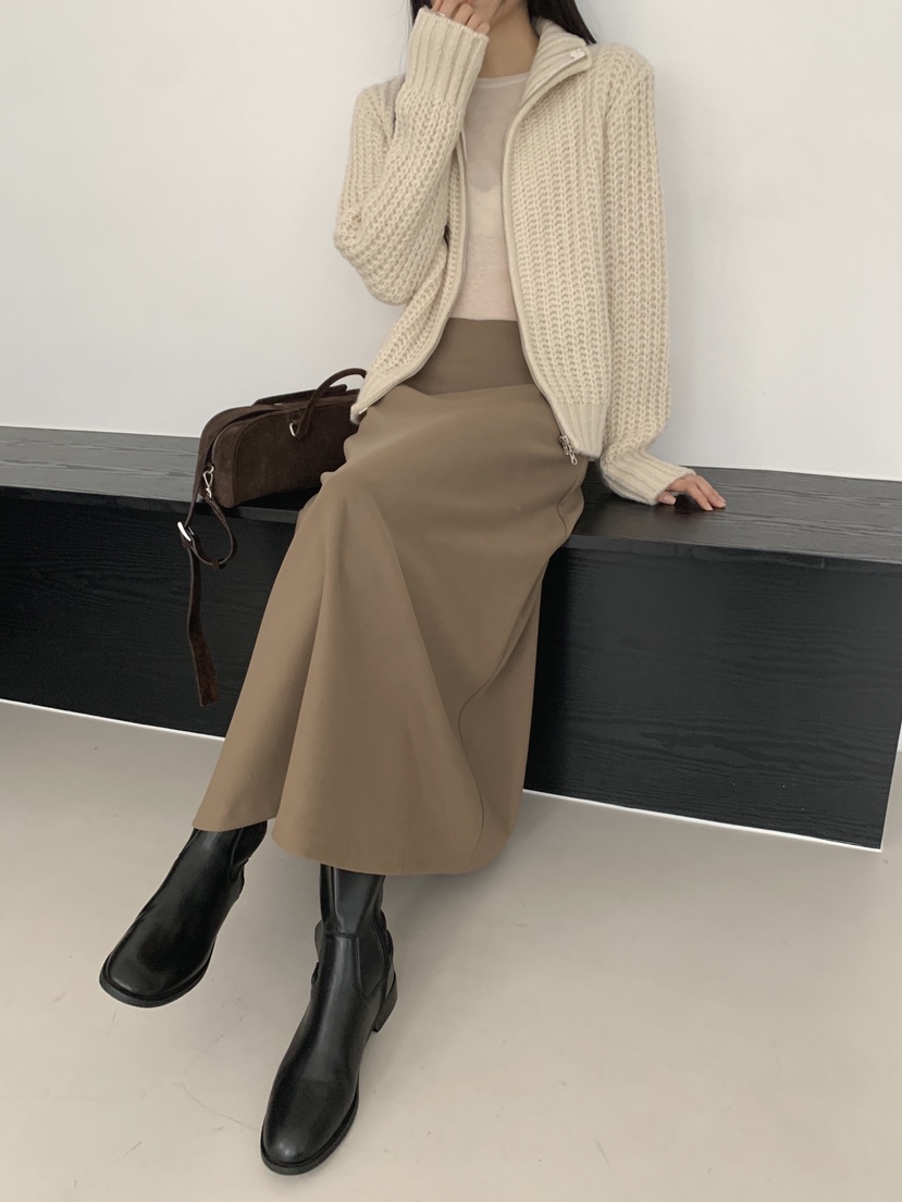 COME OPEN東大門㊣實拍女士新款熱賣真品人氣職業休閑長裙COMP-(COME OPEN)長裙