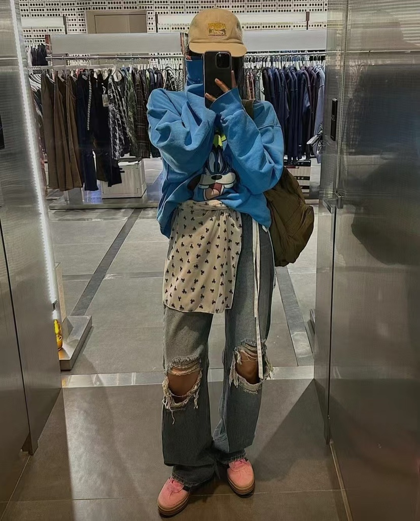 JIMMY韓國代購㊣女士新款休閑真品25秋冬時尚人氣熱賣衛衣羊毛JIMMY/REMAKE衛衣