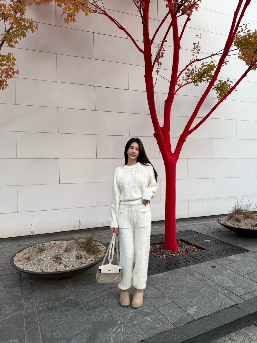 LAVIEU東大門㊣實拍女士新款25秋冬休閑人氣職業時尚套裝羊毛LAVIEU套裝