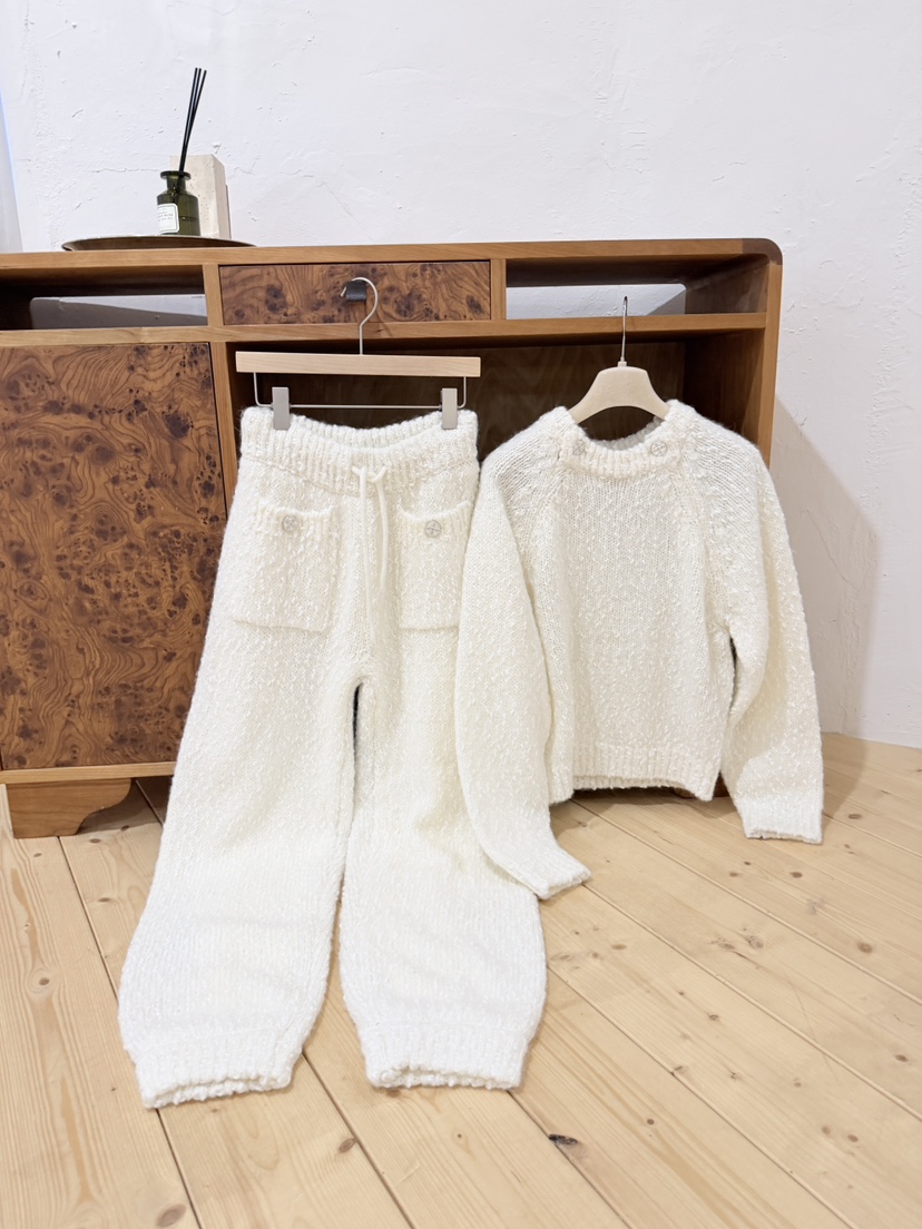 LAVIEU東大門㊣實拍女士新款25秋冬休閑人氣職業時尚套裝羊毛LAVIEU套裝圖色1