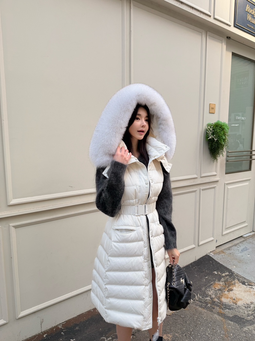 LAVIEU東大門㊣直郵女裝新品25秋冬人氣推薦長款羽絨服可拆卸LAVIEU長款羽絨服