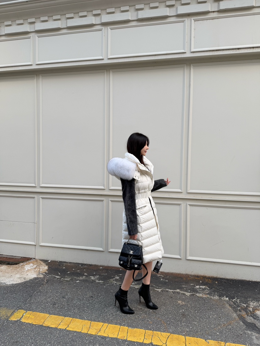 LAVIEU東大門㊣直郵女裝新品25秋冬人氣推薦長款羽絨服可拆卸LAVIEU長款羽絨服