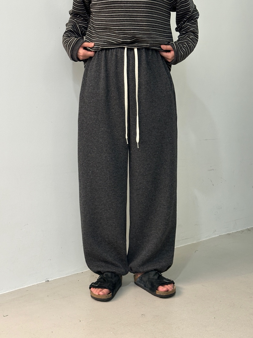 PEPPER-L東大門㊣代購女裝新品25秋冬時尚人氣休閑褲加絨羊毛PEPPER休閑褲