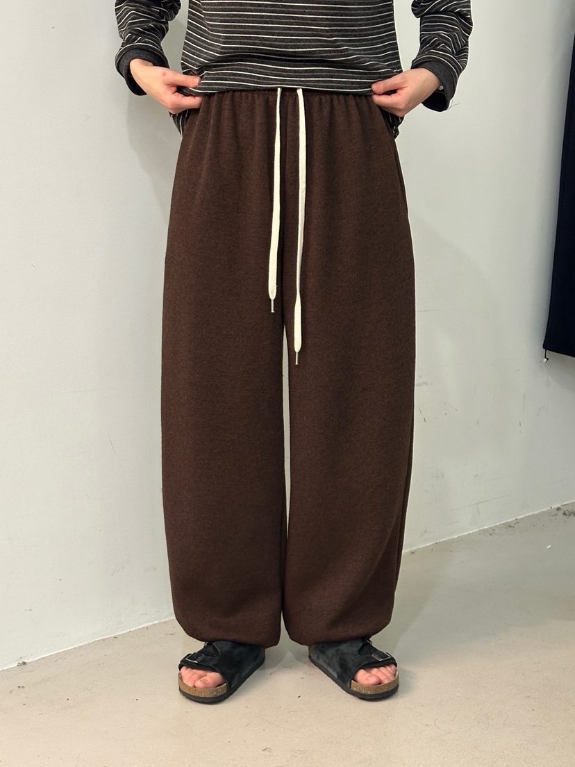 PEPPER-L東大門㊣代購女裝新品25秋冬時尚人氣休閑褲加絨羊毛PEPPER休閑褲