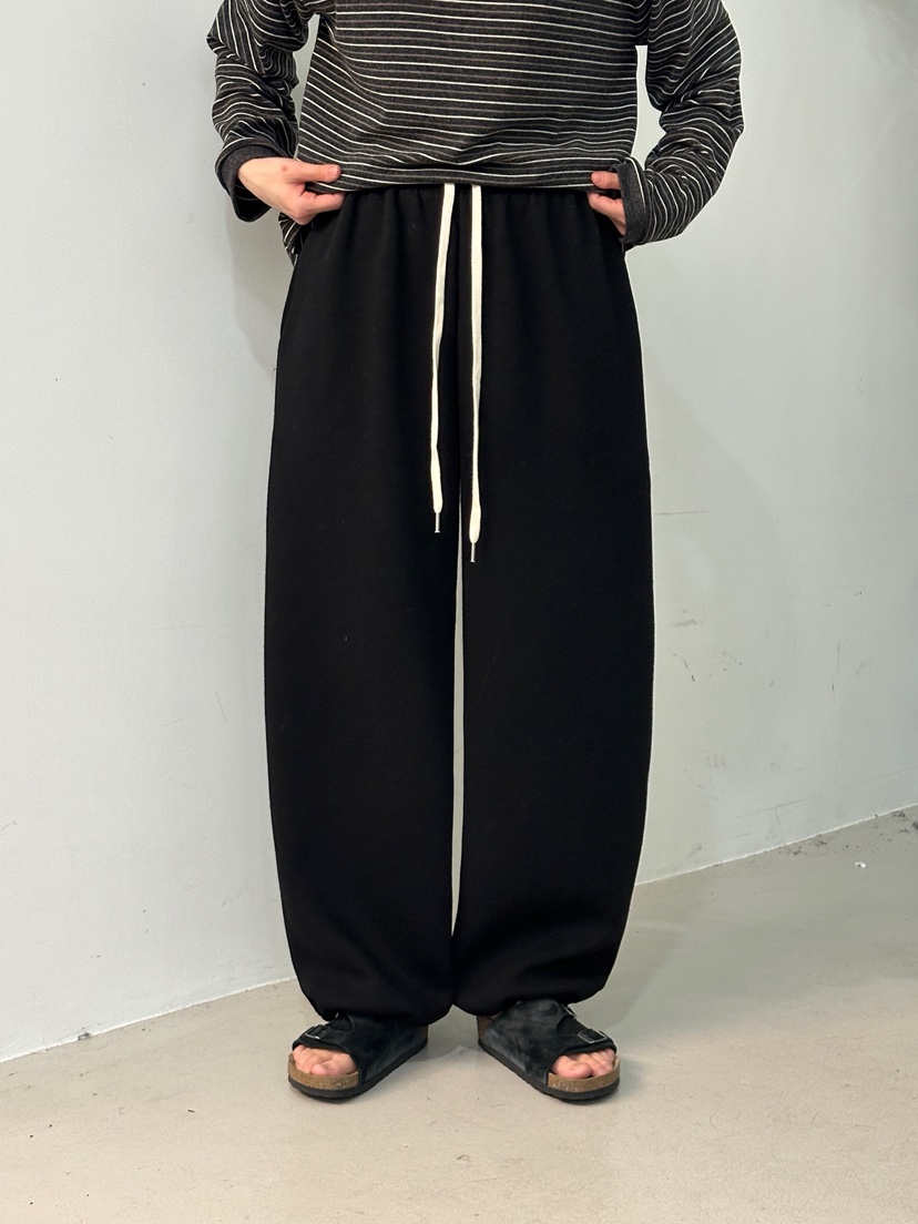 PEPPER-L東大門㊣代購女裝新品25秋冬時尚人氣休閑褲加絨羊毛PEPPER休閑褲