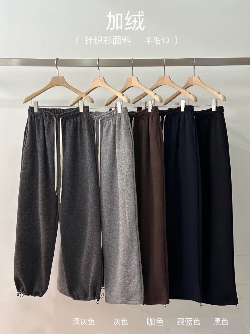 PEPPER-L東大門㊣代購女裝新品25秋冬時尚人氣休閑褲加絨羊毛PEPPER休閑褲